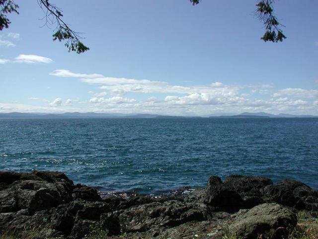 View of Victoria in the distance