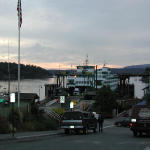 We're waiting for the ferry