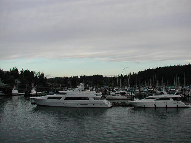 Big Yachts still docked